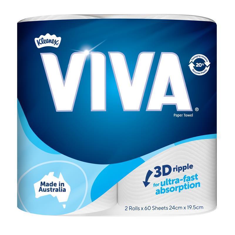 Load image into Gallery viewer, Kleenex Viva White Paper Towel 2 Pack
