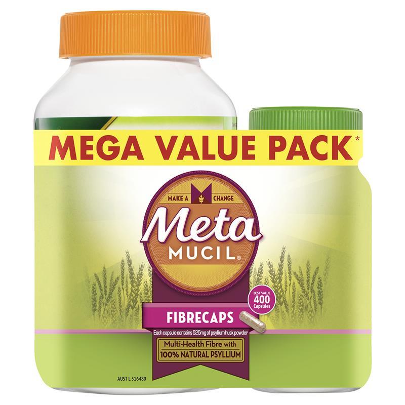Load image into Gallery viewer, Metamucil Capsules Value Bundle 300 Capsules + 100 Capsules
