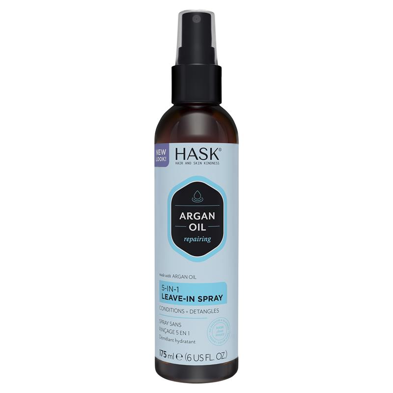Load image into Gallery viewer, Hask Argan Oil Repairing 5-in-1 Leave-In Conditioner 175ml
