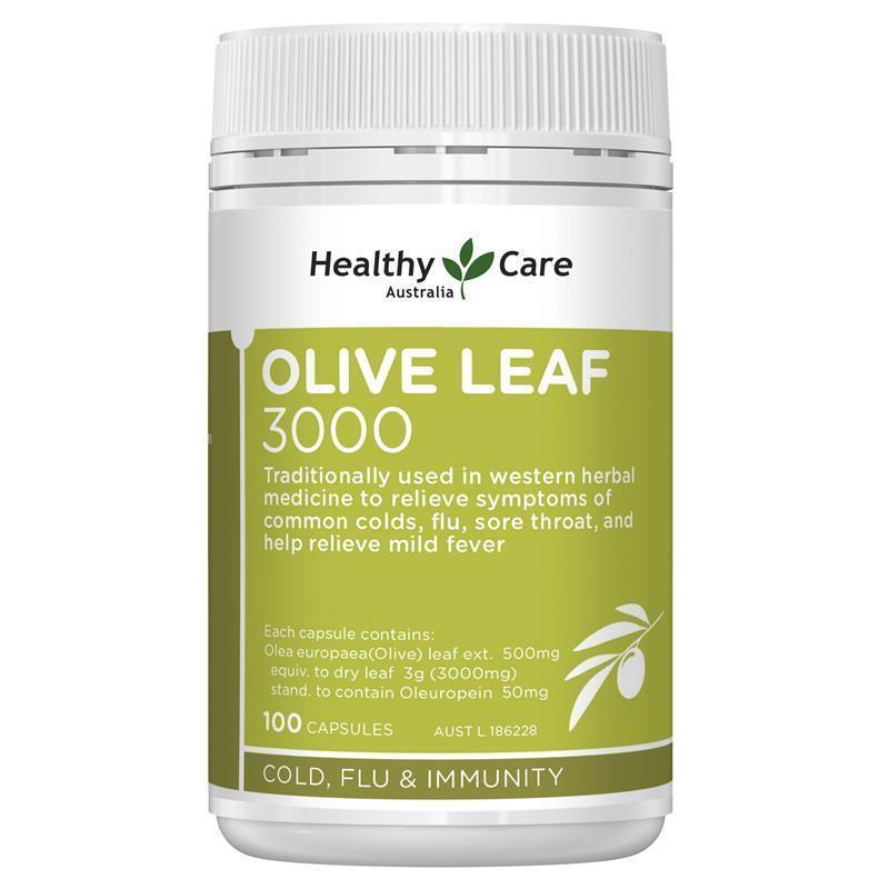 Load image into Gallery viewer, Healthy Care Olive Leaf Extract 3000mg 100 Capsules
