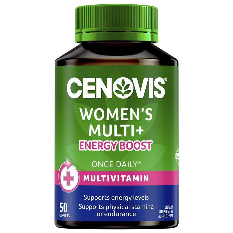 Load image into Gallery viewer, Cenovis Once Daily Women's Multi + Energy Boost 50 Capsules
