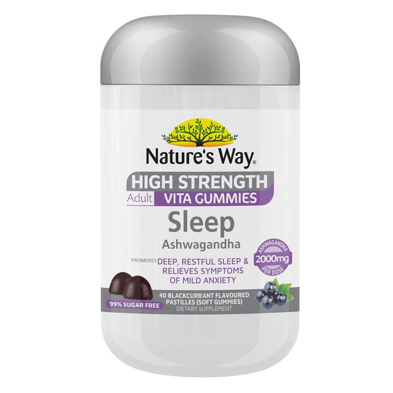 Load image into Gallery viewer, Nature's Way Adult Vita Gummies Sugar Free High Strength Sleep 40 Gummies
