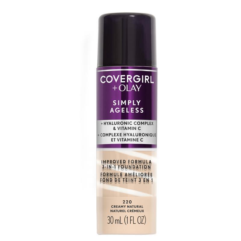 Load image into Gallery viewer, Covergirl Olay Simply Ageless 3in1 Liquid Foundation Creamy Natural
