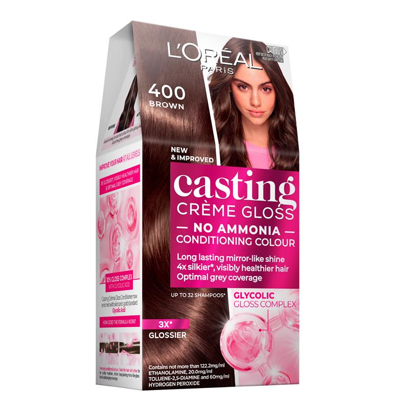 Load image into Gallery viewer, L'Oreal Paris Casting Creme Gloss Semi-Permanent Hair Colour - 400 Brown
