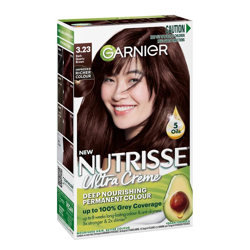 Load image into Gallery viewer, Garnier Nutrisse 3.23 Dark Quartz Brown
