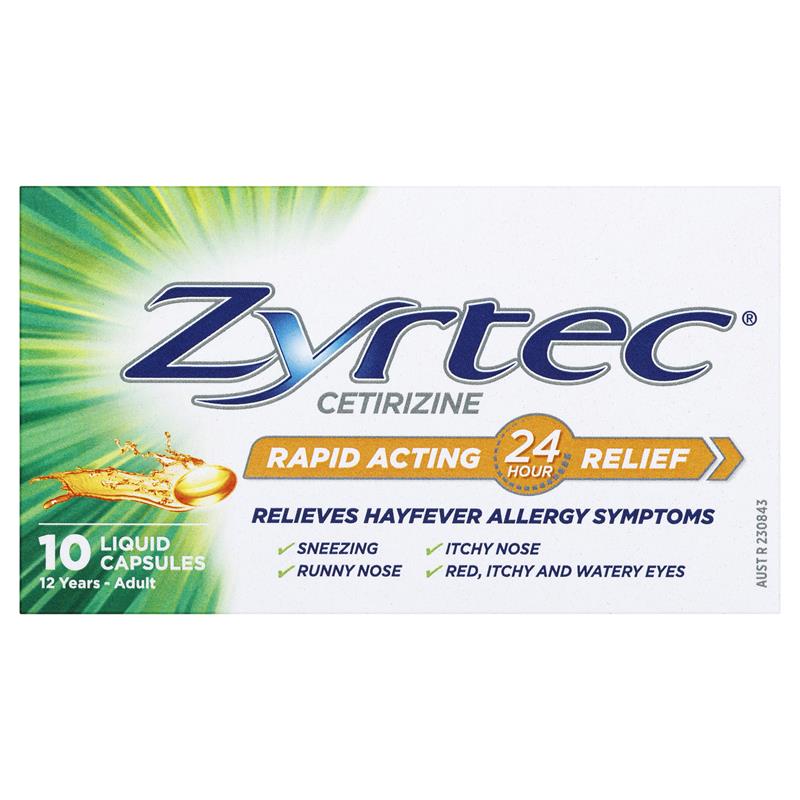Load image into Gallery viewer, Zyrtec Liquid Capsules 10
