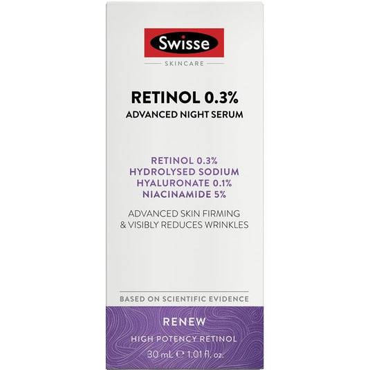 Swisse Skincare Retinol 0.3% Advanced Night Serum 30ml