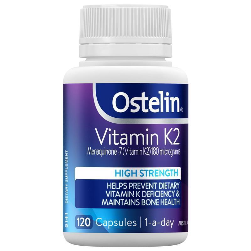 Load image into Gallery viewer, Ostelin Vitamin K2 120 Capsules Exclusive Size
