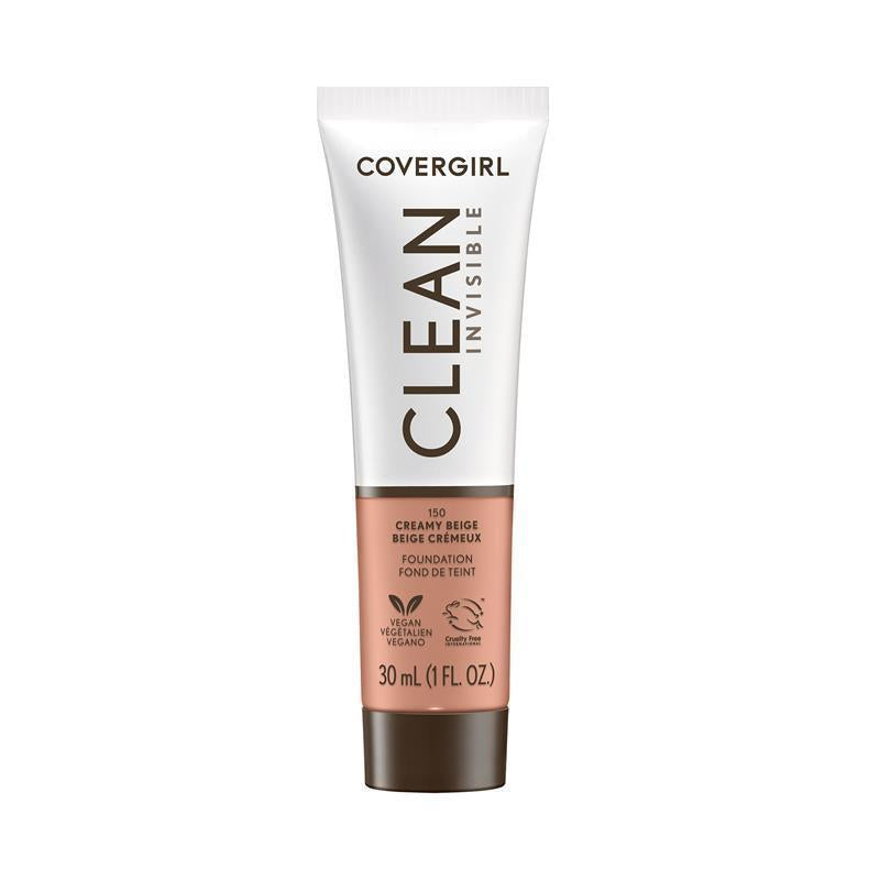 Load image into Gallery viewer, Covergirl Clean Invisible Foundation #150 Creamy Beige
