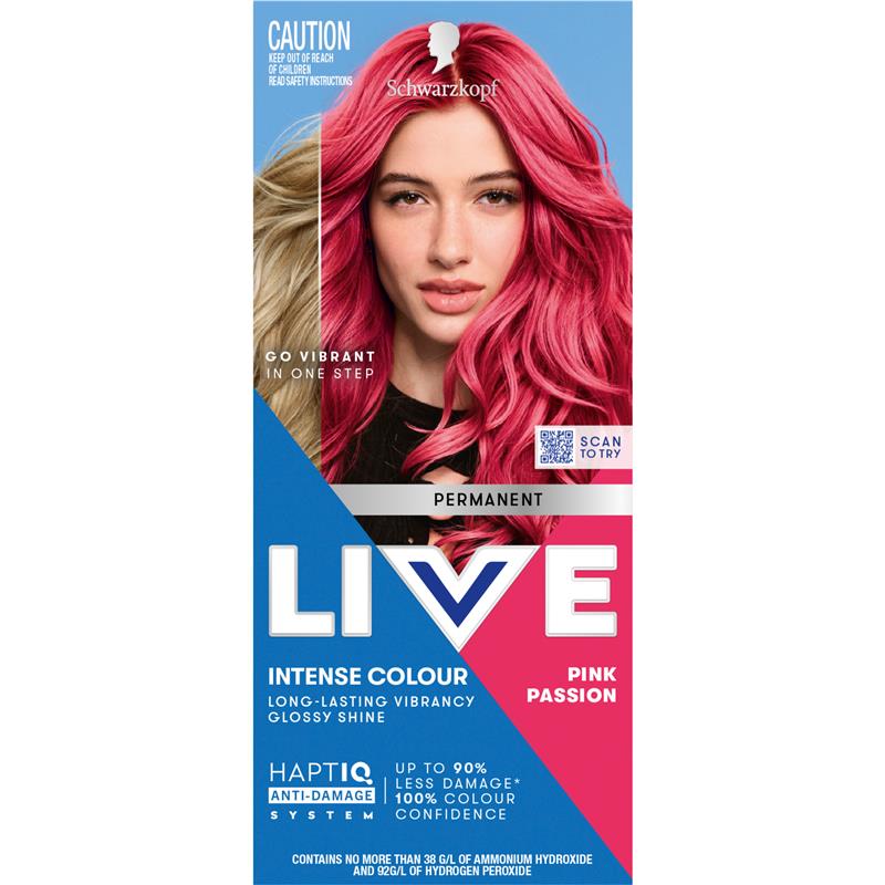 Load image into Gallery viewer, Schwarzkopf Live Colour Permanent Pink Passion
