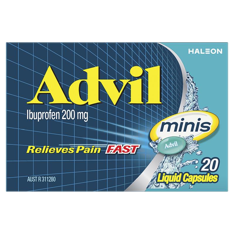 Load image into Gallery viewer, Advil Ibuprofen Pain Relief Liquid Mini 20 Capsules
