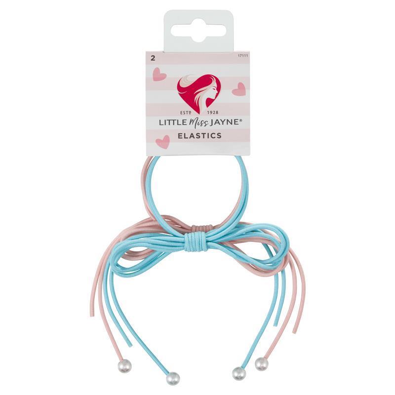 Load image into Gallery viewer, Lady Jayne Little Miss Bow Elastic 2 Pack
