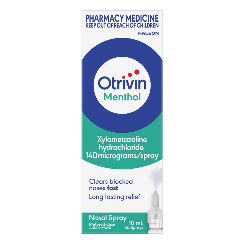 Load image into Gallery viewer, Otrivin Adult Nasal Spray Menthol 10ml
