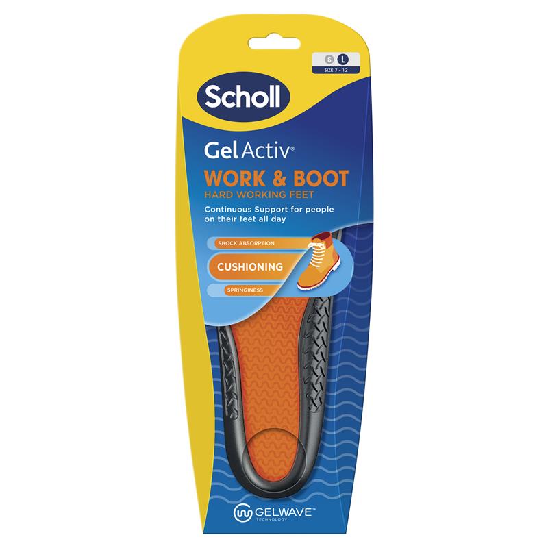 Load image into Gallery viewer, Scholl Gel Activ Insole Work &amp; Boot Large
