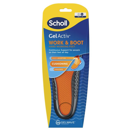 Scholl Gel Activ Insole Work & Boot Large