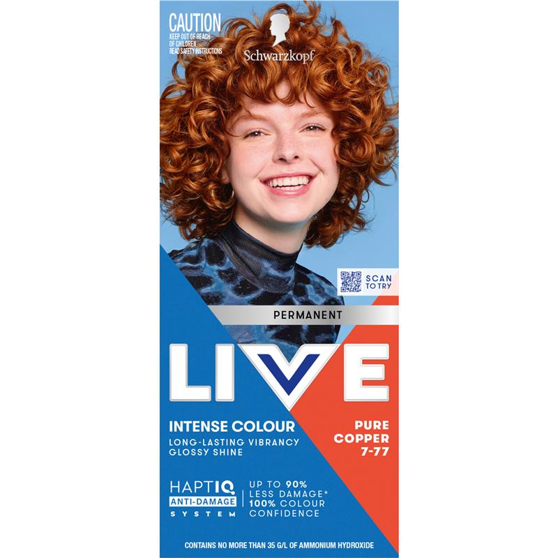 Load image into Gallery viewer, Schwarzkopf Live Colour Permanent 7.77 Pure Copper
