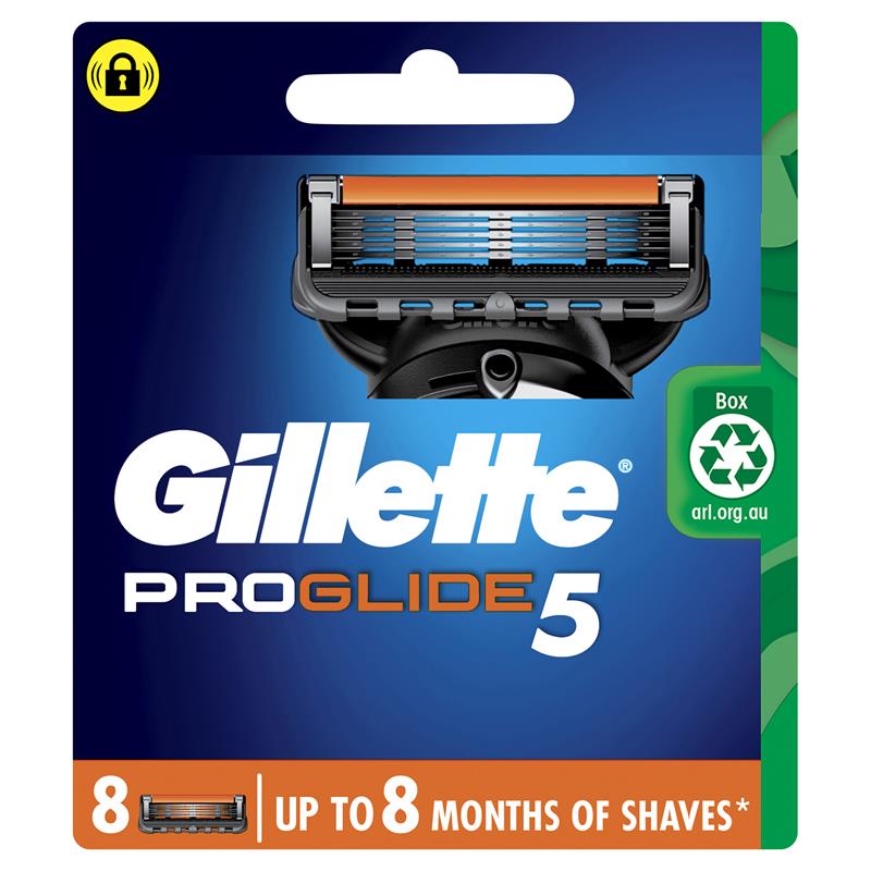 Load image into Gallery viewer, Gillette Fusion Proglide Manual Razor Blades 8 Pack
