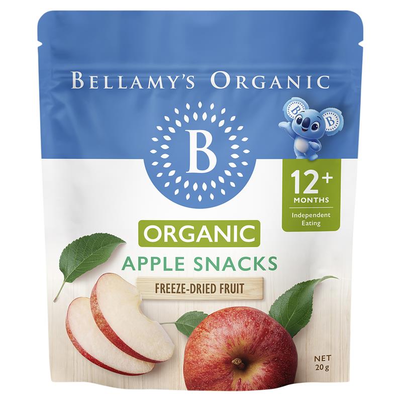Load image into Gallery viewer, Bellamy's Organic Apple Snacks 20g
