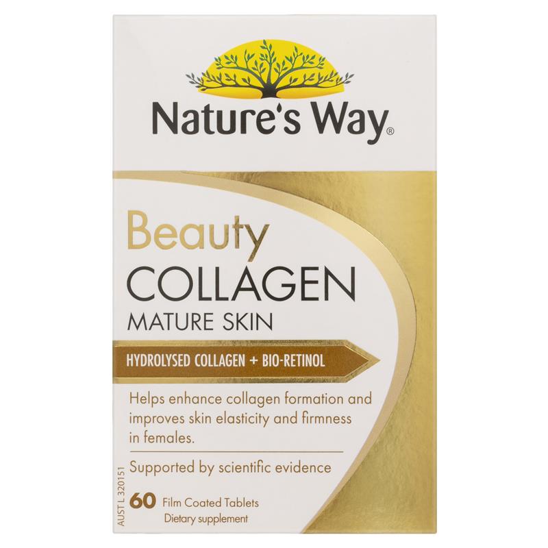 Load image into Gallery viewer, Nature's Way Beauty Collagen Mature Skin 60 Tablets
