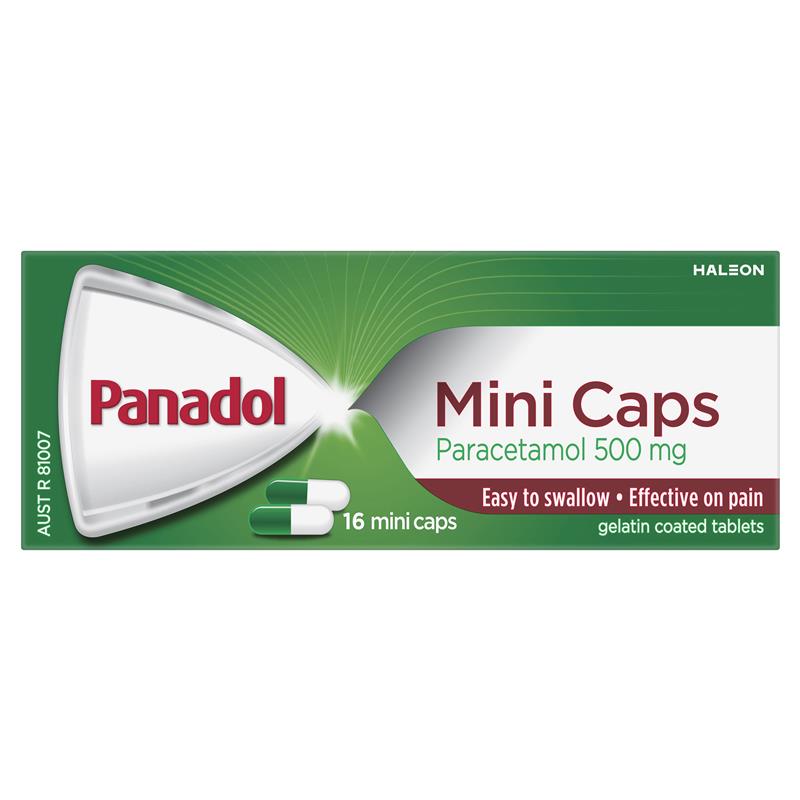 Load image into Gallery viewer, Panadol Paracetamol Pain Relief 16 Mini Caplets
