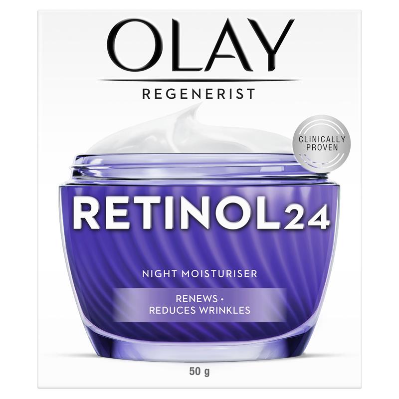Load image into Gallery viewer, Olay Regenerist Retinol 24 Night Face Cream Moisturiser Fragrance Free 50g
