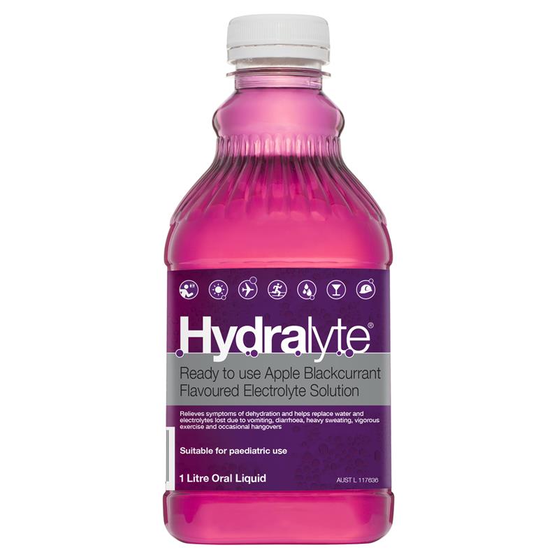 Load image into Gallery viewer, Hydralyte Liquid Apple Blackcurrant 1 Litre
