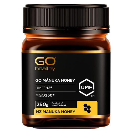 GO Healthy Manuka Honey UMF 12+ (MGO 350+) 250gm (Not For Sale In WA)