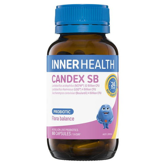 Inner Health Candex SB Probiotic 60 Capsules Fridge Line