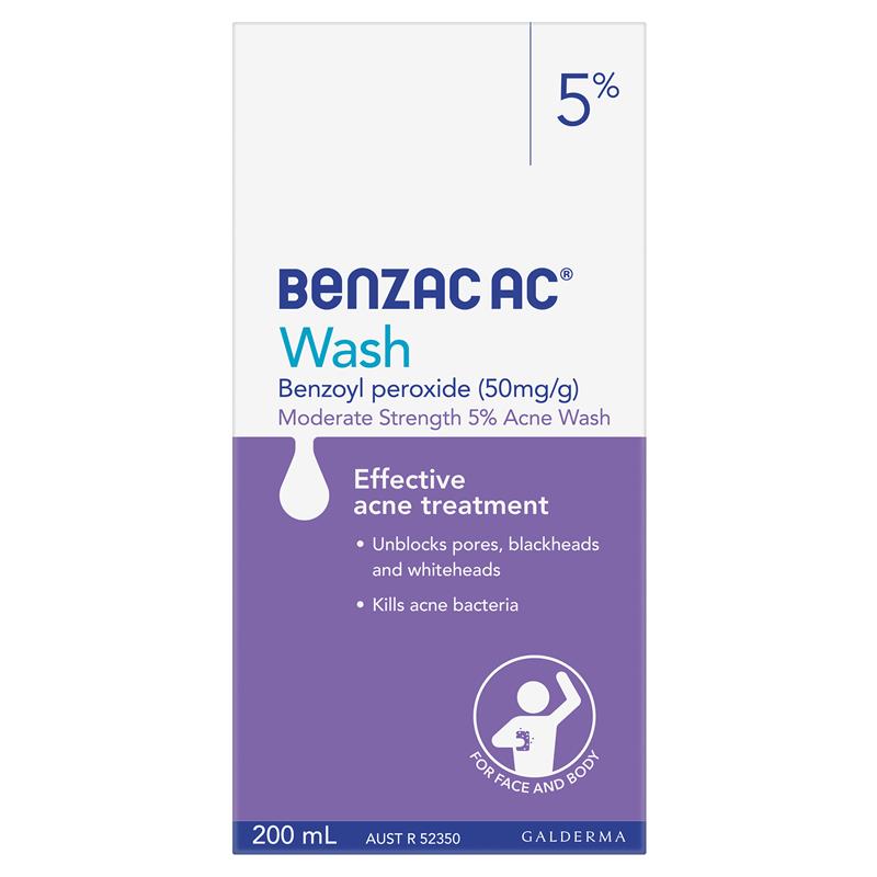 Load image into Gallery viewer, Benzac AC Moderate Strength 5% Acne Wash 200ml
