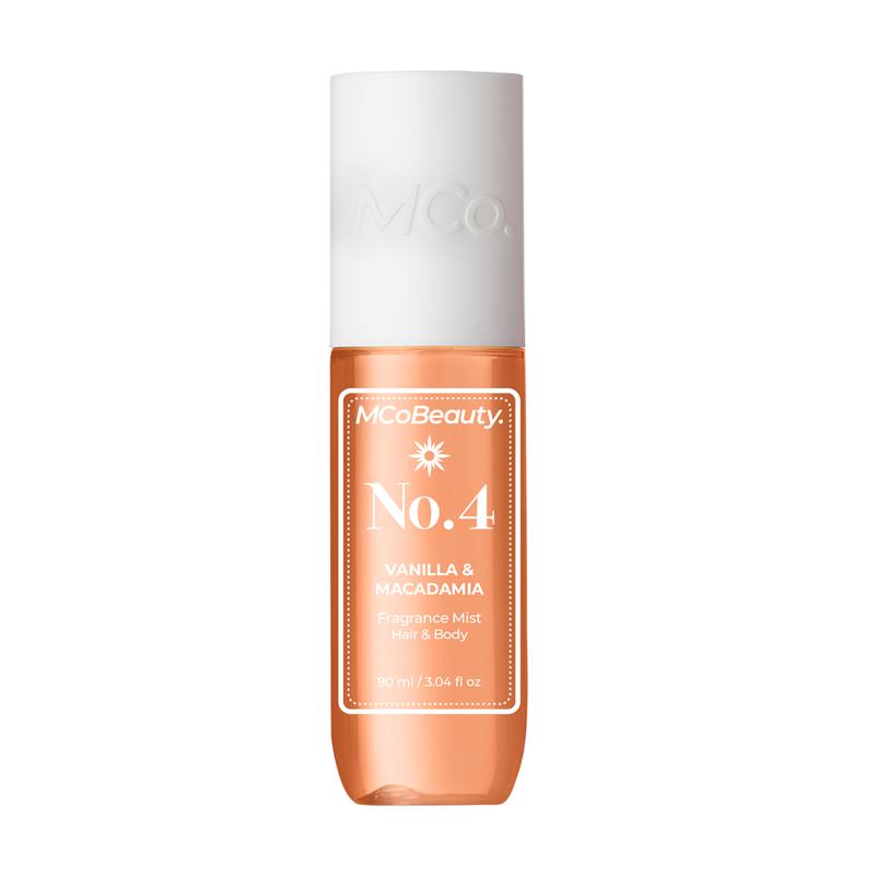 Load image into Gallery viewer, MCoBeauty Vanilla &amp; Macadamia No.4 Fragrance Hair &amp; Body Mist 90ml
