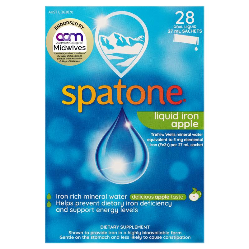 Load image into Gallery viewer, Spatone Iron Supplement 28 Sachets Apple Flavour
