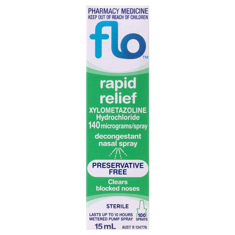 Load image into Gallery viewer, FLO Rapid Relief Nasal Decongestant 15mL
