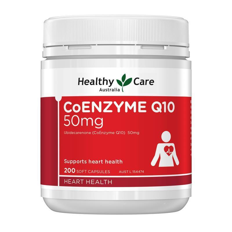 Load image into Gallery viewer, Healthy Care CoEnzyme Q10 50mg 200 Capsules
