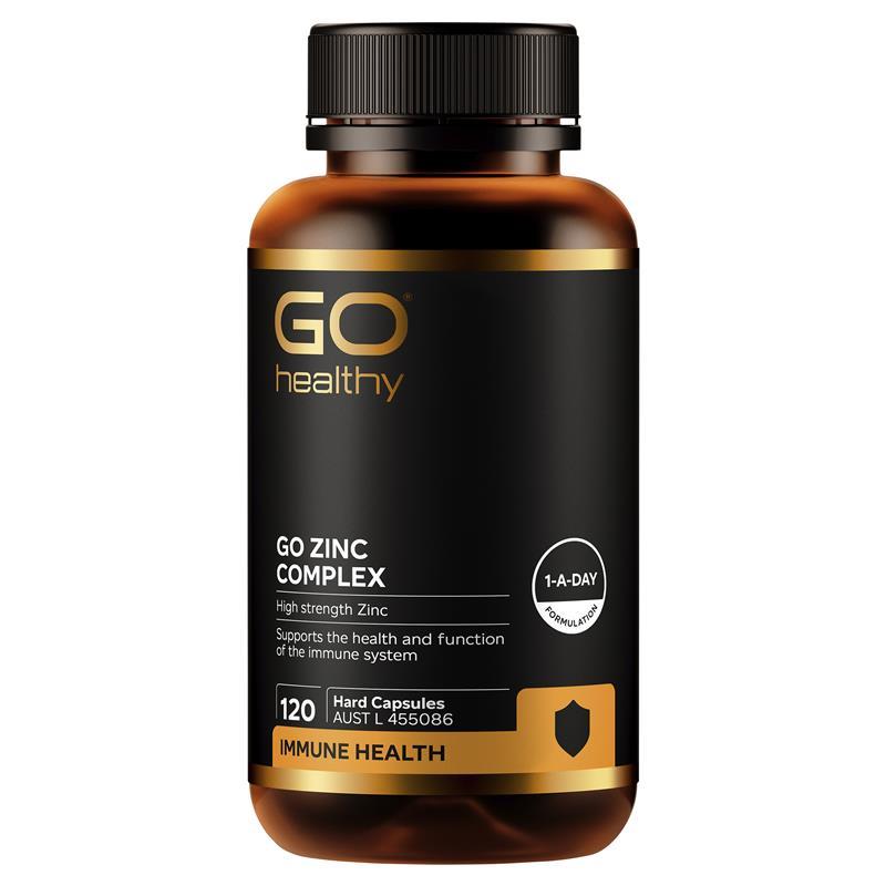 Load image into Gallery viewer, GO Healthy Zinc Complex 120 Hard Capsules
