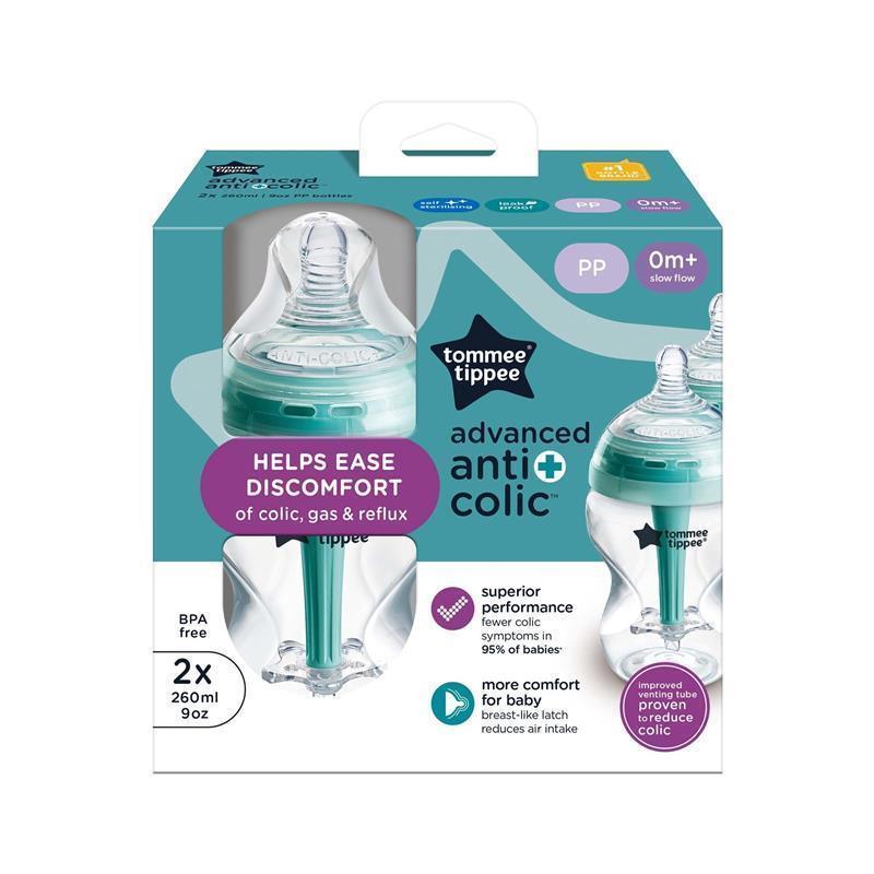 Load image into Gallery viewer, Tommee Tippee Advanced Anti Colic 260ml Bottles 2 Pack
