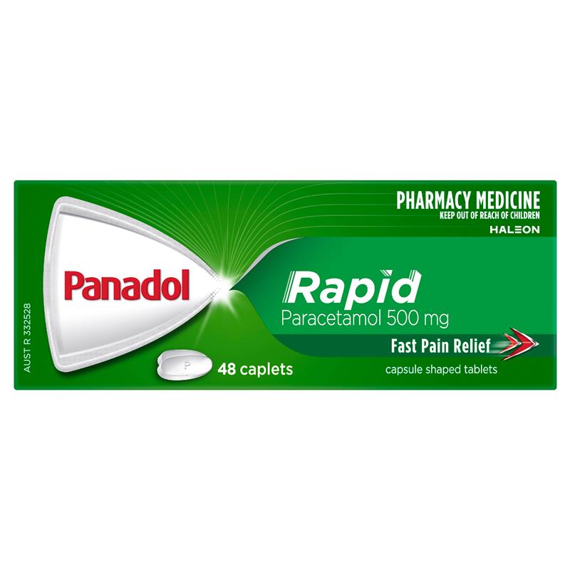 Load image into Gallery viewer, Panadol Rapid Paracetamol Pain Relief 48 Caplets
