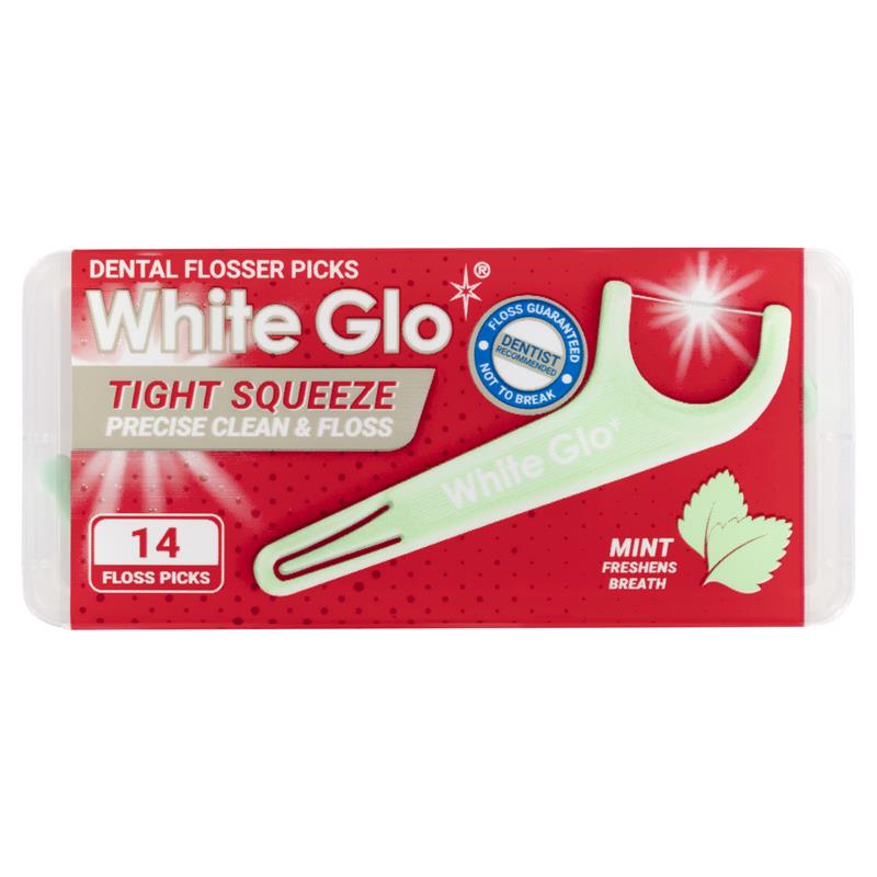 Load image into Gallery viewer, White Glo Flossers Travel 14 Pack
