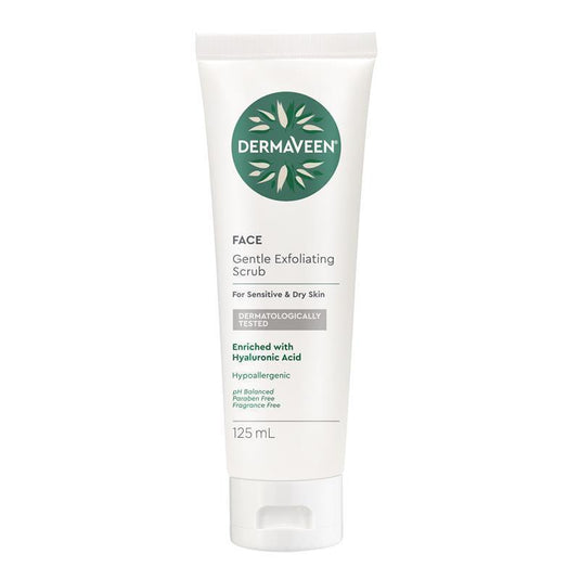 DermaVeen Face Gentle Exfoliating Scrub 125ml
