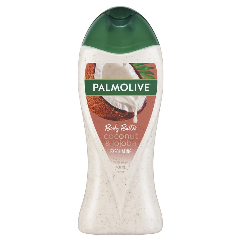 Load image into Gallery viewer, Palmolive Body Butter Exfoliating Body Wash Coconut &amp; Jojoba 400ml

