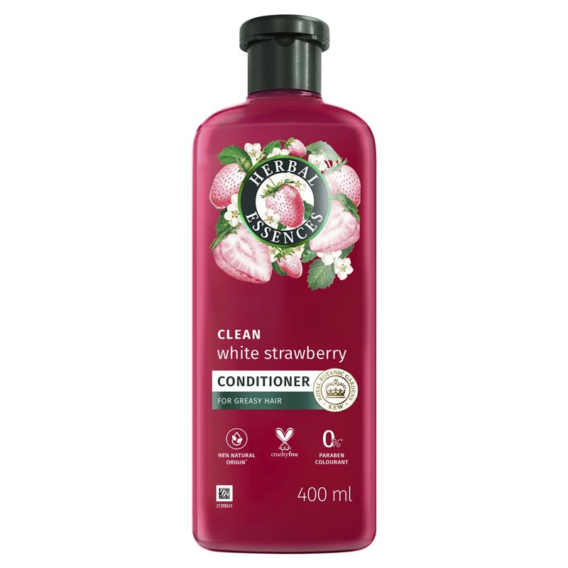 Load image into Gallery viewer, Herbal Essences Bio Renew White Strawberry &amp; Mint Conditioner 400ml
