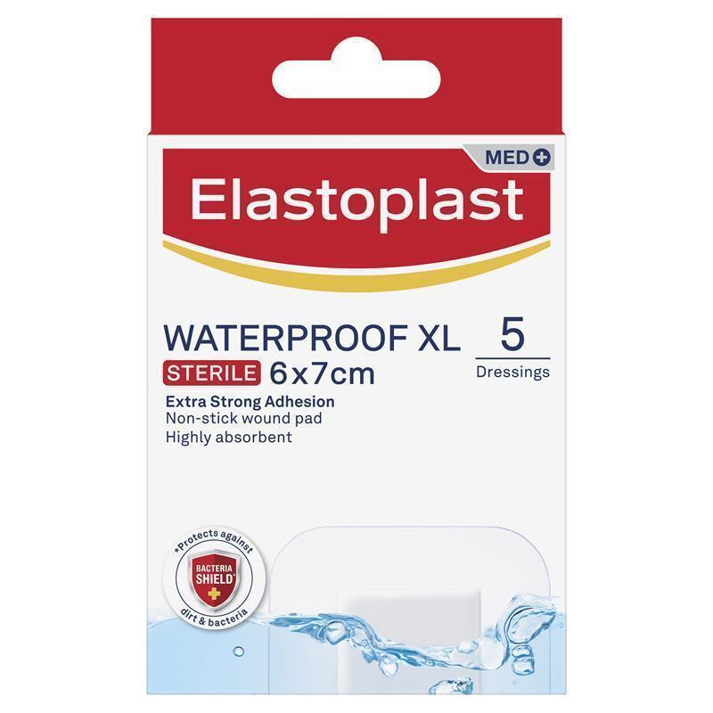 Load image into Gallery viewer, Elastoplast Waterproof Dressing XL 6x7cm 5 Pack
