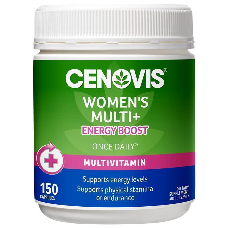 Load image into Gallery viewer, Cenovis Once Daily Womens Multi + Energy Boost 150 Capsules
