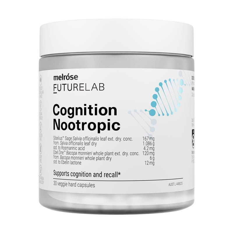 Load image into Gallery viewer, Melrose FutureLab Cognition Nootropics 30 Capsules
