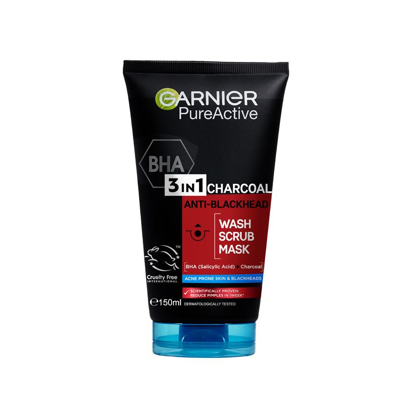 Load image into Gallery viewer, Garnier Pure Active Intensive Charcoal 3-in-1 Wash 150ml
