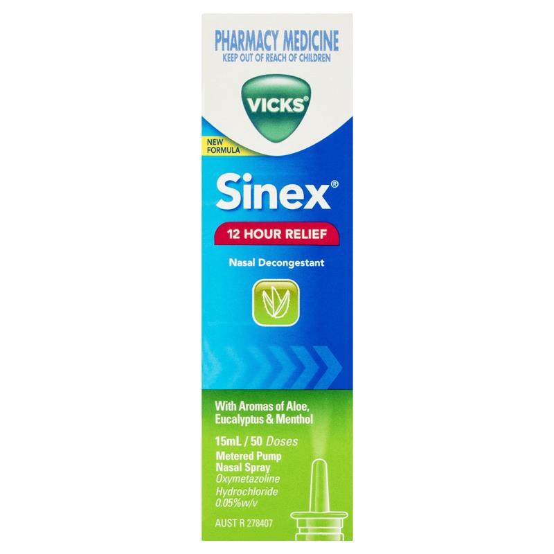 Load image into Gallery viewer, Vicks Sinex Aloe Nasal Spray 15mL
