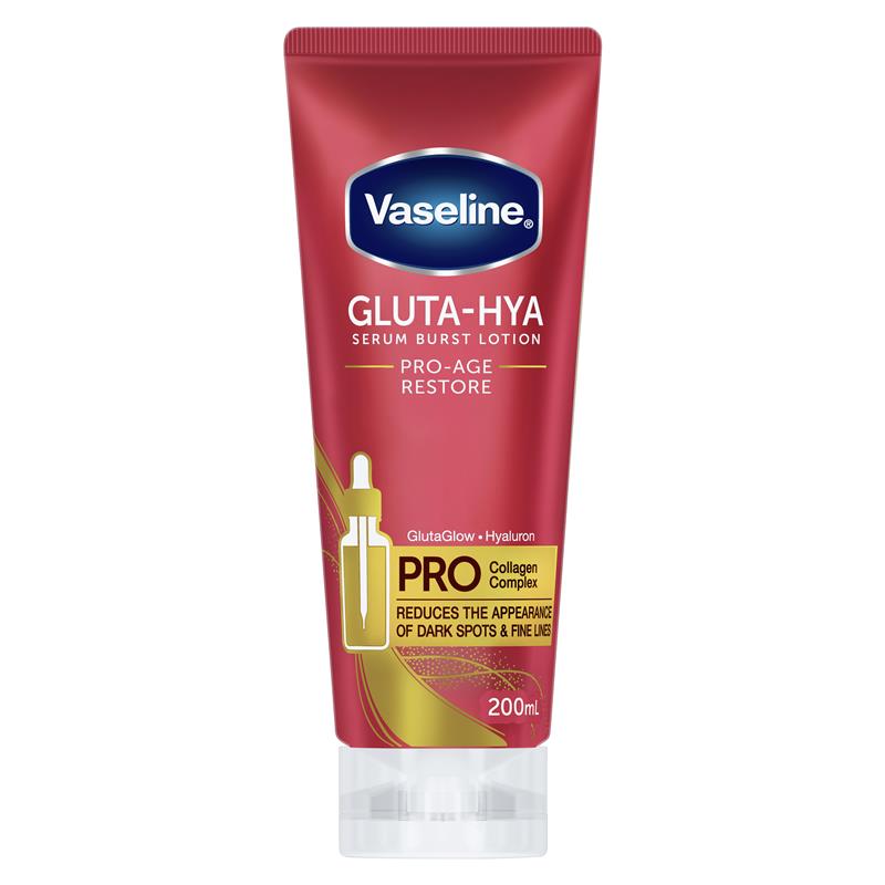 Load image into Gallery viewer, Vaseline Gluta-Hya Serum Boost Lotion Pro Age Restore 200ml
