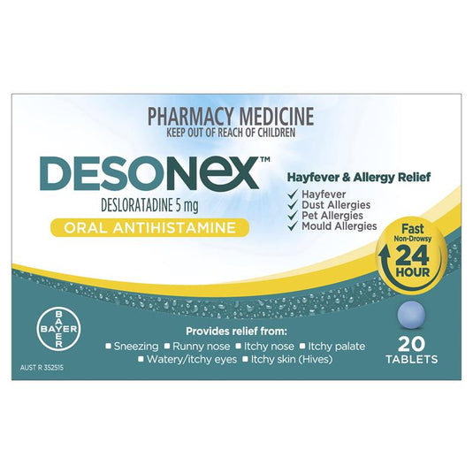 Desonex Allergy & Hayfever 5mg 20 Tablets