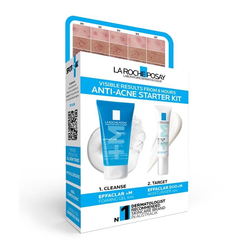 Load image into Gallery viewer, La Roche Posay Effaclar M Anti Acne Starter Kit
