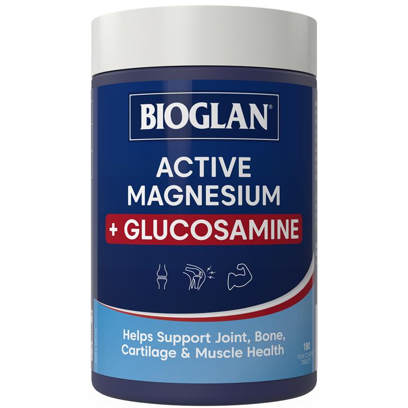 Load image into Gallery viewer, Bioglan Magnesium + Glucosamine 180 Tablets
