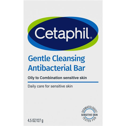 Cetaphil Gentle Cleansing Antibacterial Bar 127g